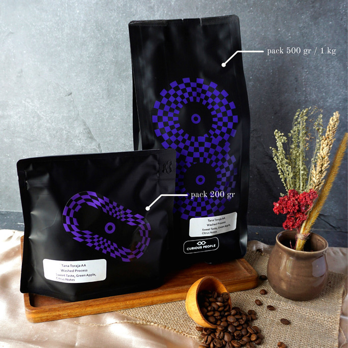 

Biji Kopi Arabika Manual Brew 500 Gr - Tana Toraja Aa