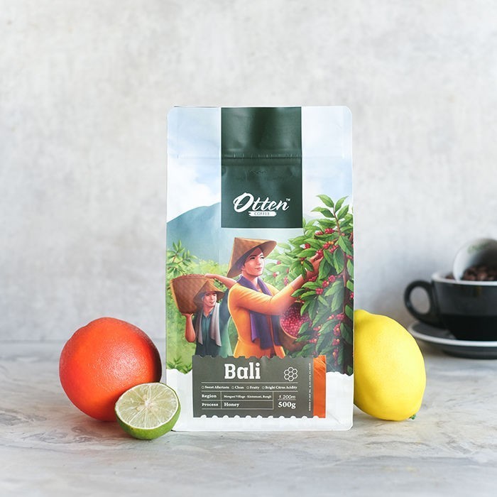 

Biji Bubuk Kopi Arabica Bali Honey Process 500G - Coffee