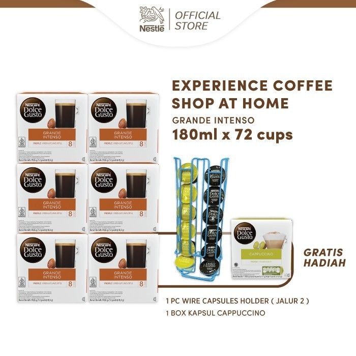 

Capsule Ndg Nescafe Dolce Gusto Grande Intenso 6 Box (72 Kapsul)