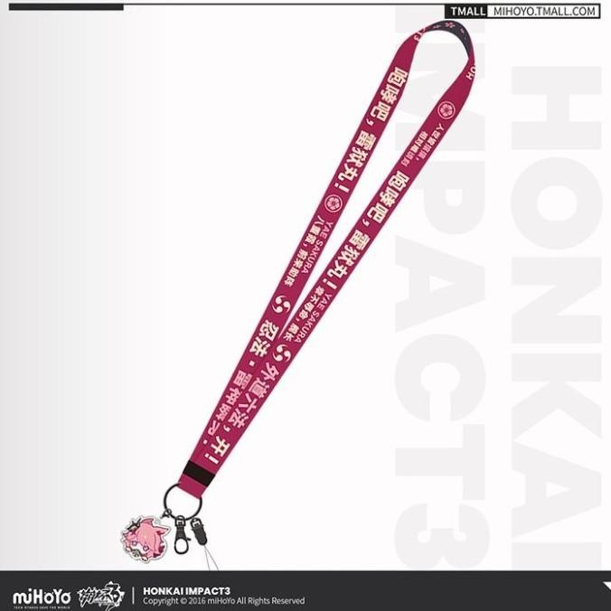 

Darkbolt Jonin Lanyard With Key Chain - Hi3 Premium Murah Baru