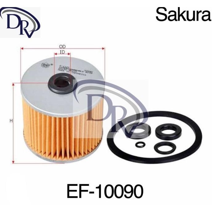 Baru Sakura Ef-10090 Ef10090 Ef 10090 Fuel Filter Km005031 Km 005031