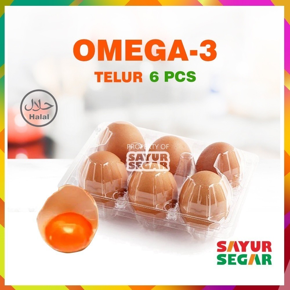 

Telur Ayam Negeri Omega 3 Premium 6 Pcs