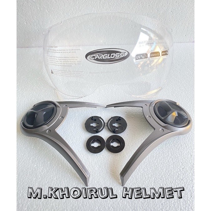 Helm Cargloss PAKET KACA LENGKAP HELM YR PROTECK LEXI DAN XSR CARGLOSS ORIGINAL