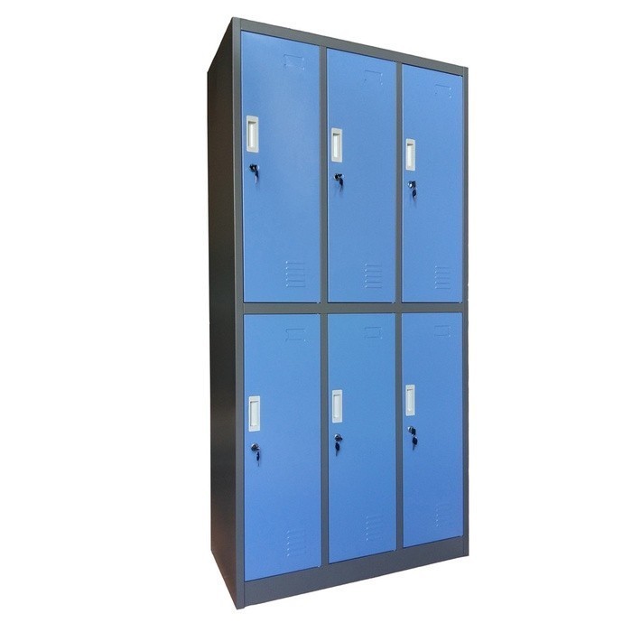Lemari Loker Besi Kozure Kl-6W Locker 6 Pintu Kozure Kl6W Kabinet