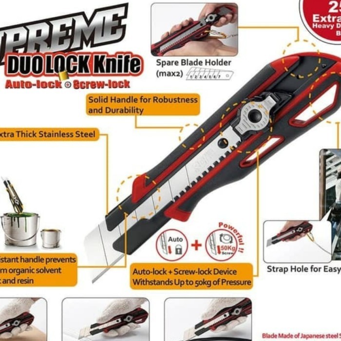 

Cutter Heavy Duty Sdi Supreme Duo Lock 0445C
