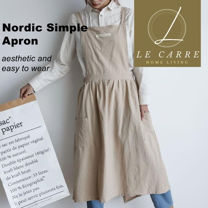 Nordic Simple Apron / apron / celemek