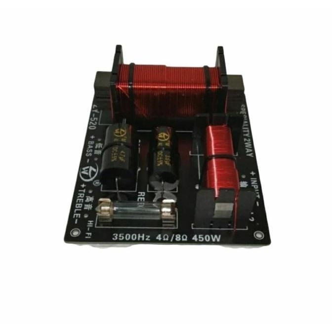 kit modul crossover speaker pasif 2 way watt besar