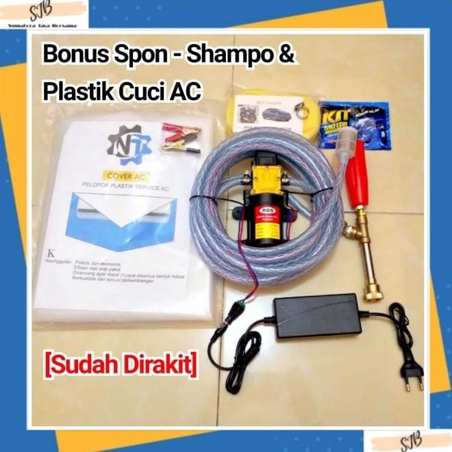 Pompa Dc Set Alat Steam Motor Mobil Cuci Ac Lengkap Plastik Cuci Ac (Yarageza