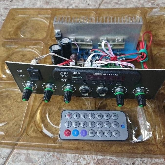 MURAH MODUL KIT SPEAKER AKTIF BLUETOOTH STEREO PLUS ECHO