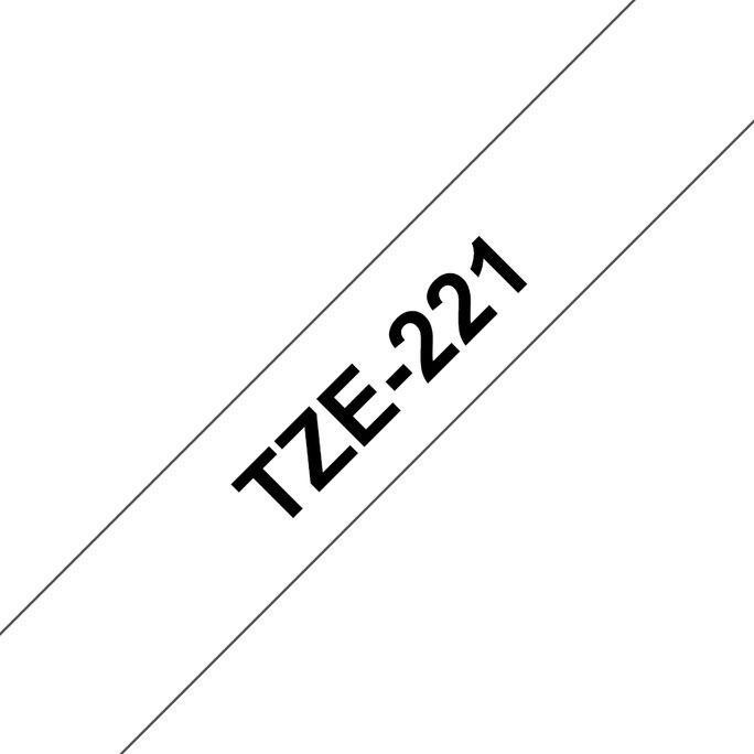 

Brother Label Tape Tze 221 9Mm Black On White