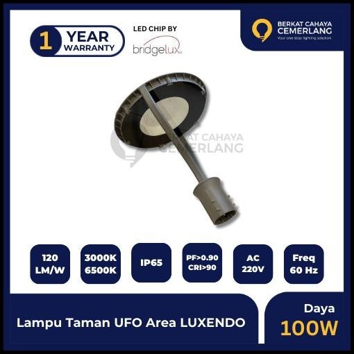 LAMPU TAMAN UFO LUXENDO 50W 100W LAMPU TAMAN AREA GARDEN LIGHT LED