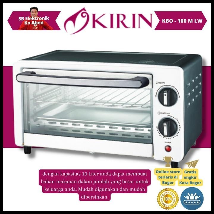 OVEN LISTRIK TOASTER KIRIN 10 LITER KBO-100MLW