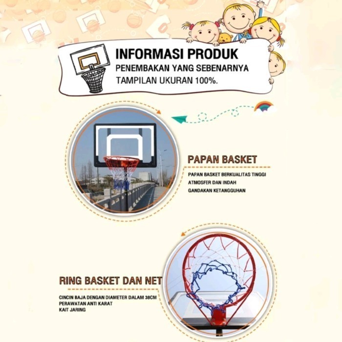 

Ring Basket Anak Portable Kokoh Best Quality