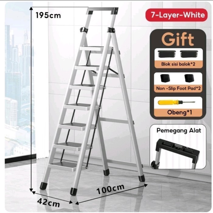 

Tangga Lipat Besi 7 Step Kokoh Premium Berkualitas