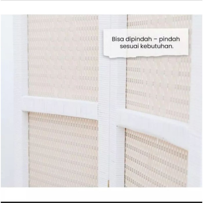 

Sketsel Rotan 3 Pintu Partisi Ruangan Kuat Berkualitas