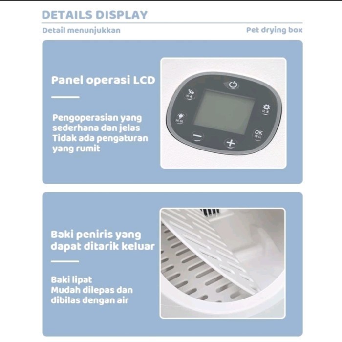 

Pet Dryer Box Smart Portable Berkualitas