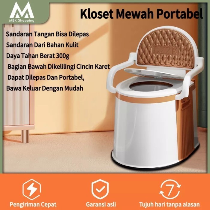 

Toilet Portable Desa Lansia Ibu Hamil Pispot Toilet Kokoh