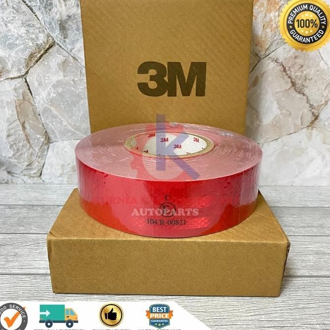 

Reflective Sticker Red - Stiker Reflektor Merah 3M 1 Roll