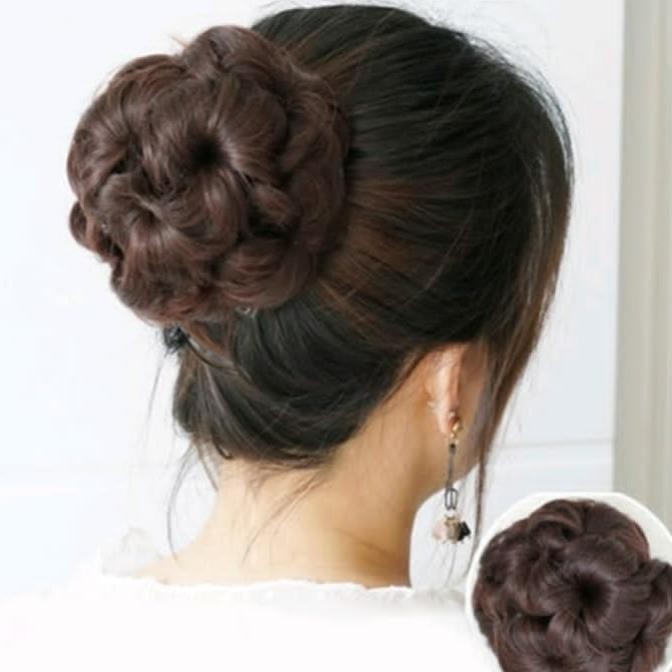 Konde Hair Sintetis Konde Cepol Praktis Rambut Palsu Premium Jihanstoress