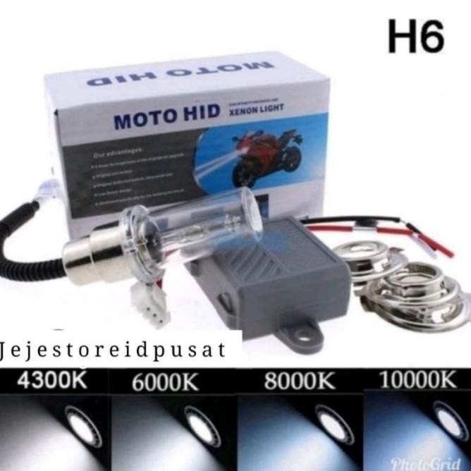 Lampu Motor Hid H6 / Moto Hid H6 / Hid Xenon Light 6000K 8000K 12000K