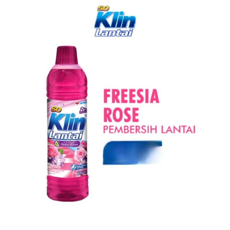 So Klin / Soklin Lantai Freesia Rose botol 450 ml