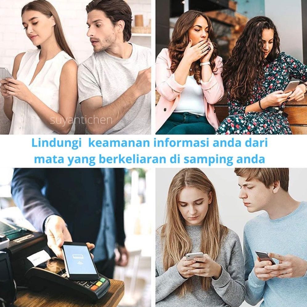 HJK Tempered Glass Anti Spy Matte Ip 12 13 6.1 Inci 6.7 inch Samsung Galaxy A01s A02 A02s A03S A10 A