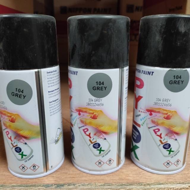 Cat Pylox Pilox Semprot Abu Abu Grey 104 300Cc Nippon Paint Murah