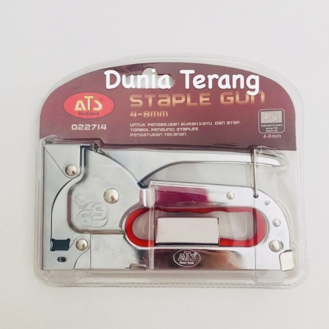 

Staples Gun Tacker Ats 4-8Mm / Tembakan Staples Star