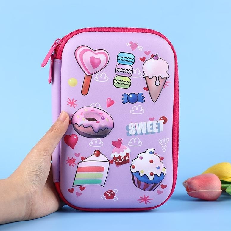 

Tempat Kotak Pensil Pulpen 3D Timbul EVA Unicorn Dinosaurus Astronot 22CM Anak Sekolah / Pencil Case Waterproof Jumbo Besar Smiggle Laki-laki Perempuan