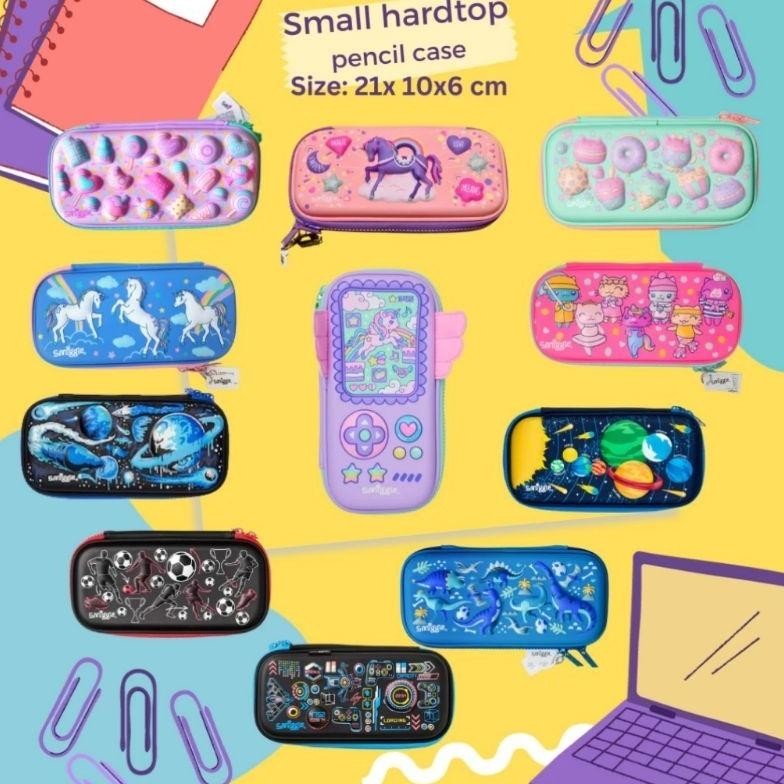 

TEMPAT PENSIL SMIGGLE HARDCASE UNICORN/ PLANET/SOCCER