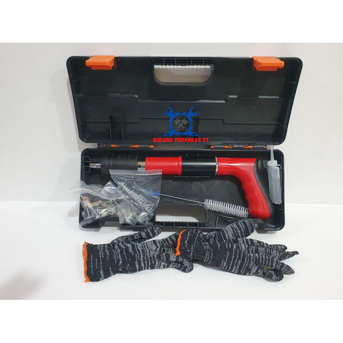 Gun Ramset Set Nail Gun Stamset Ramset Mesin Paku Beton