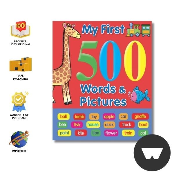 Brownwatson - My First 500 Words And Pictures (Padded)
