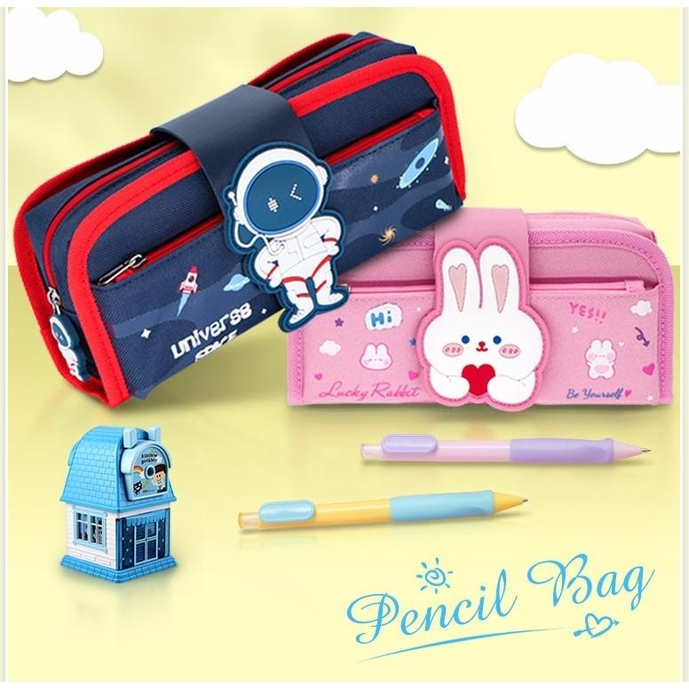 

TXS45 TEMPAT PENSIL 2in1 KOTAK PENSIL TEMPAT PEN KOTAK PEN TEMPAT PENSIL WARNA TKM