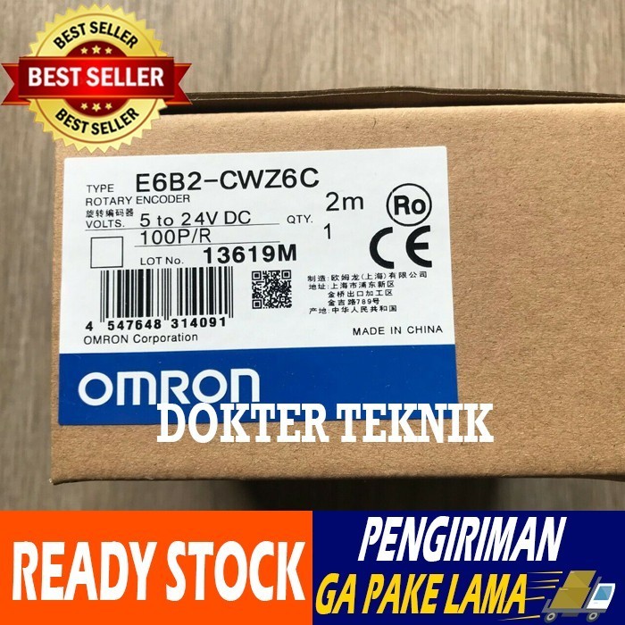 OMRON Rotary Encoder E6B2-CWZ6C 100P/R omron E6B2CWZ6C 100pr