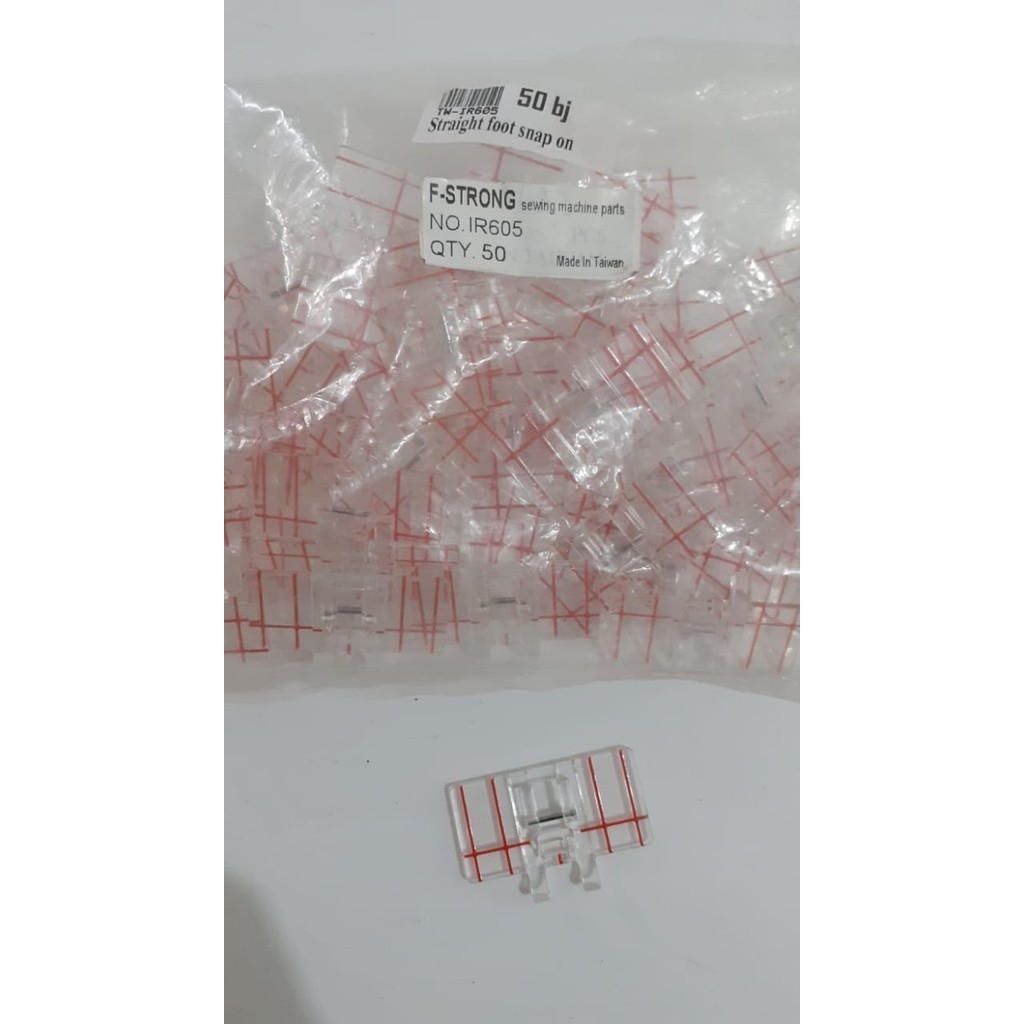 

Straight Foot Snap On/ Sepatu Jahit Patchwork Janome 605 / IR605 FS