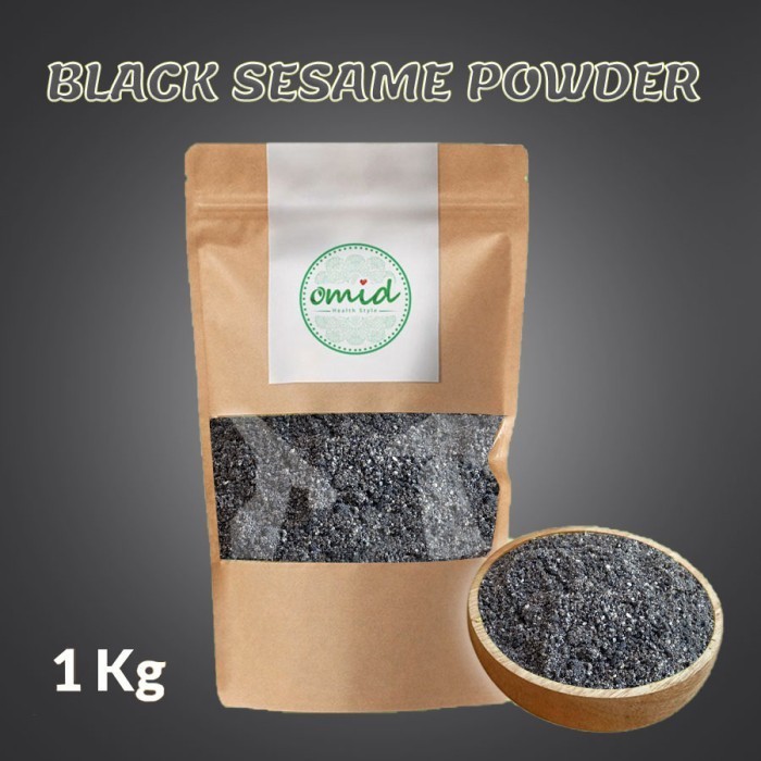 

[1 Kg] Organic Bla Sesame Seeds Powder - Tepung Wijen Hitam