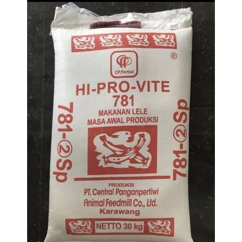 PELET 781-2 SP REPACK 10 KG HI PRO VITE 781-2 SP PAKAN LELE,NILA,BAWAL