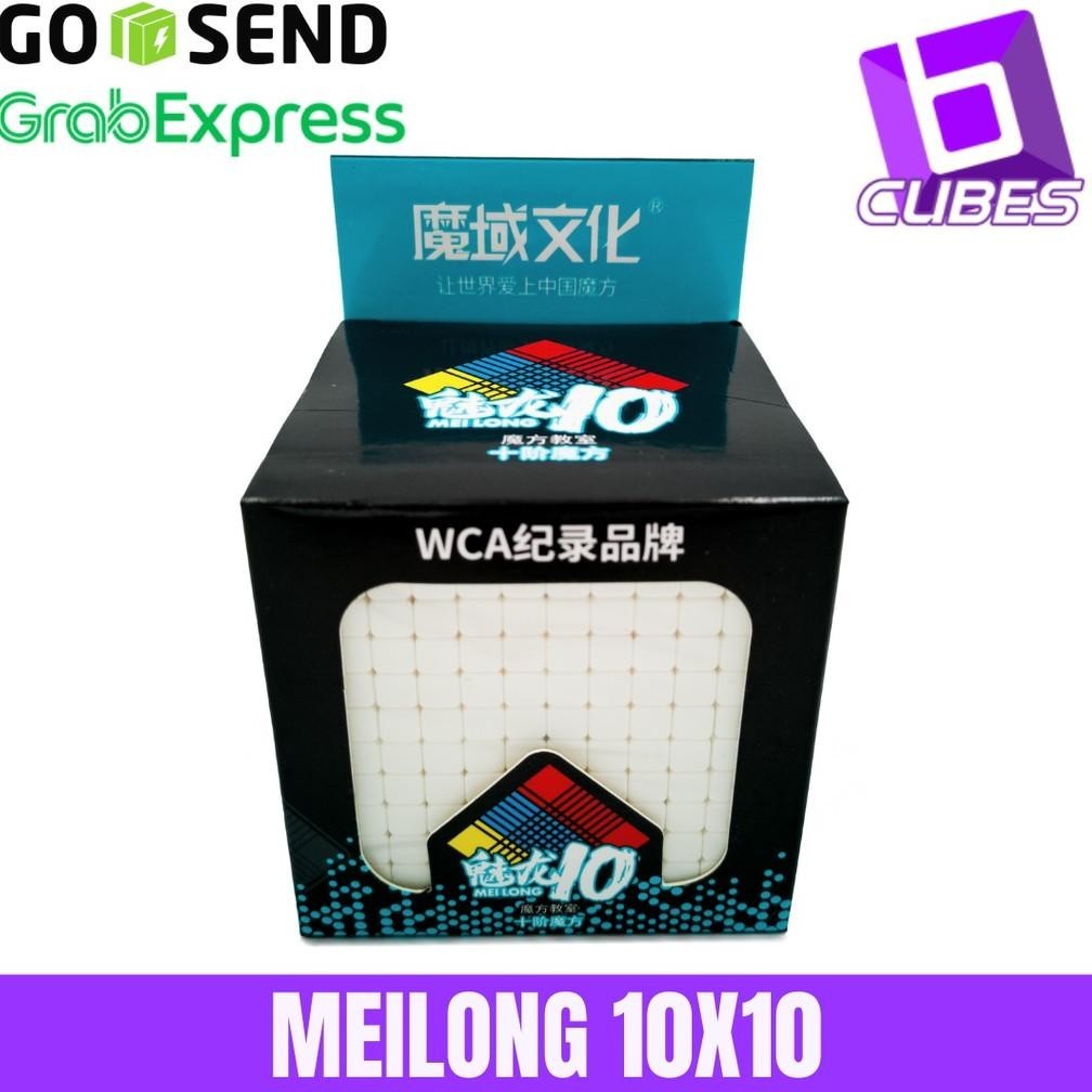 Mainan Anak Rubik 10X10 Mfjs Meilong 10X10 Stickerless By Welly Toys