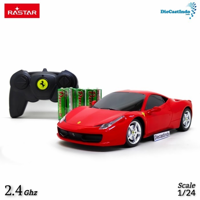 Mobil Remote Control Remot Kontrol Rc Car Rastar Ferrari 458 Italia