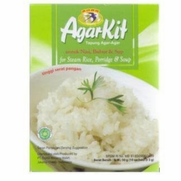

Swallow Globe Agar Kit Tepung Agar 30 gr (10 Sachet X 3 gr) K01
