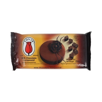 

TULIP COKLAT MILK BLOK 225GR X 1, BISA DISERUT, DILUMERKAN U/ CAKE K01