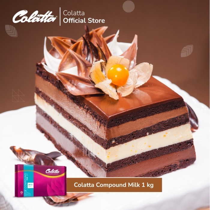 

Colatta Compound Chocolate Milk 1 kg / Cokelat Compound Blok K01