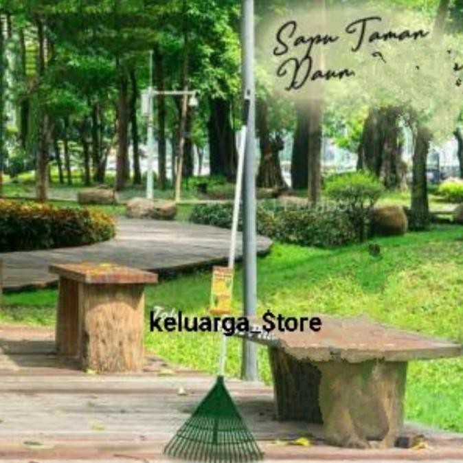 Sapu Taman Daun Besar / Sapu Kebun / Sapu Daun Sapu Lidi Plastik /