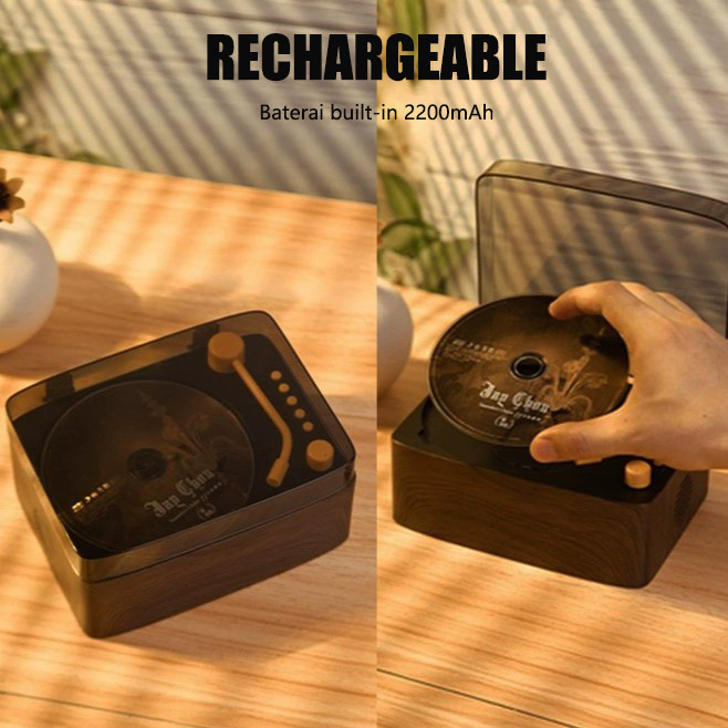 Portable CD Player Bluetooth Speaker Rechargeable Music Player KPOP JPOP