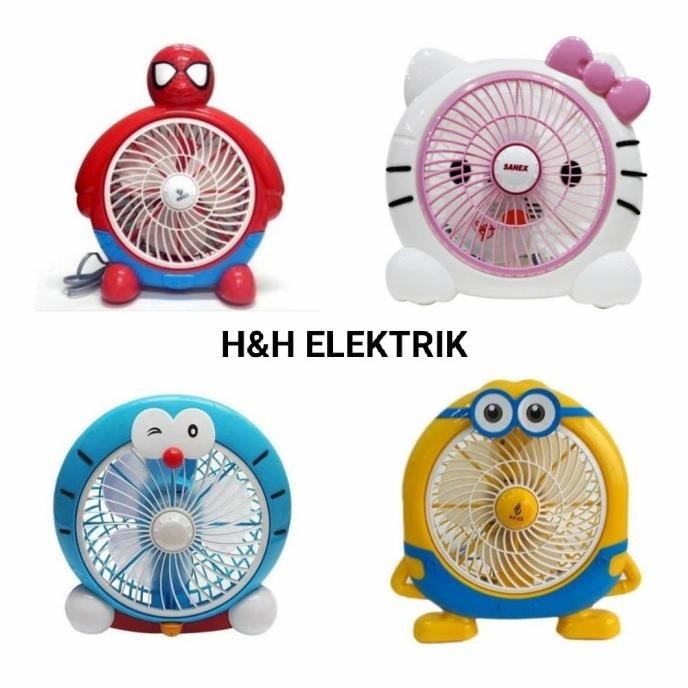 Kipas Angin Karakter / Kipas Angin Meja / Kipas Angin Portable