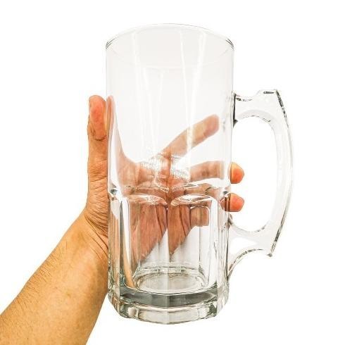 Gelas Kaca Besar Jumbo 1 Liter Mug Unik Num Teh Beling Cafe