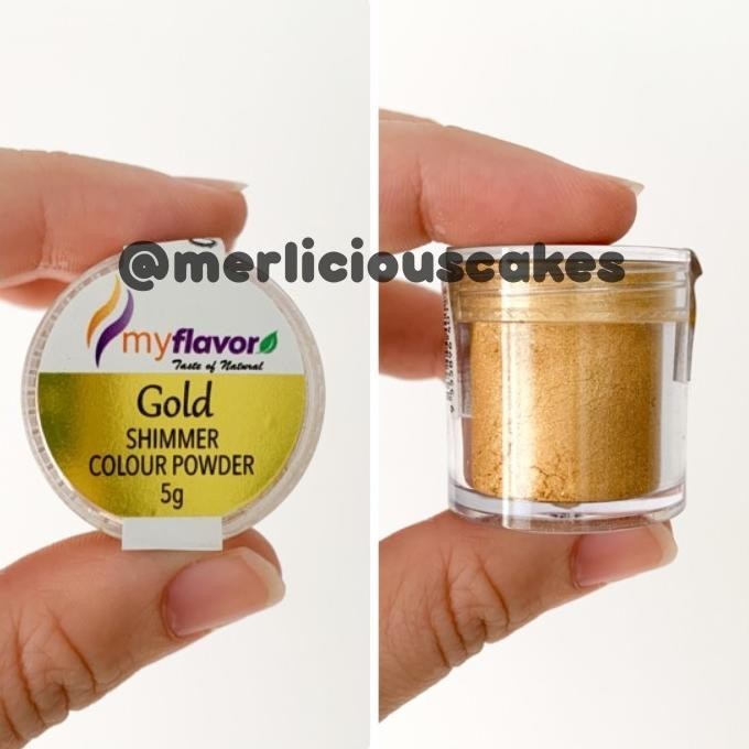 

My Flavor Gold Lustre Dust Powder Halal