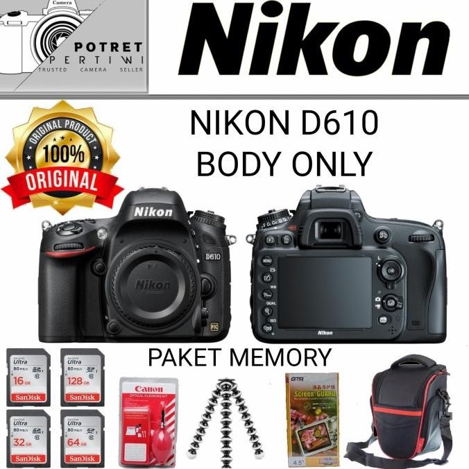 NIKON D610 BODY ONLY / KAMERA DSLR NIKON D610 BODY ONLY / BODY ONLY