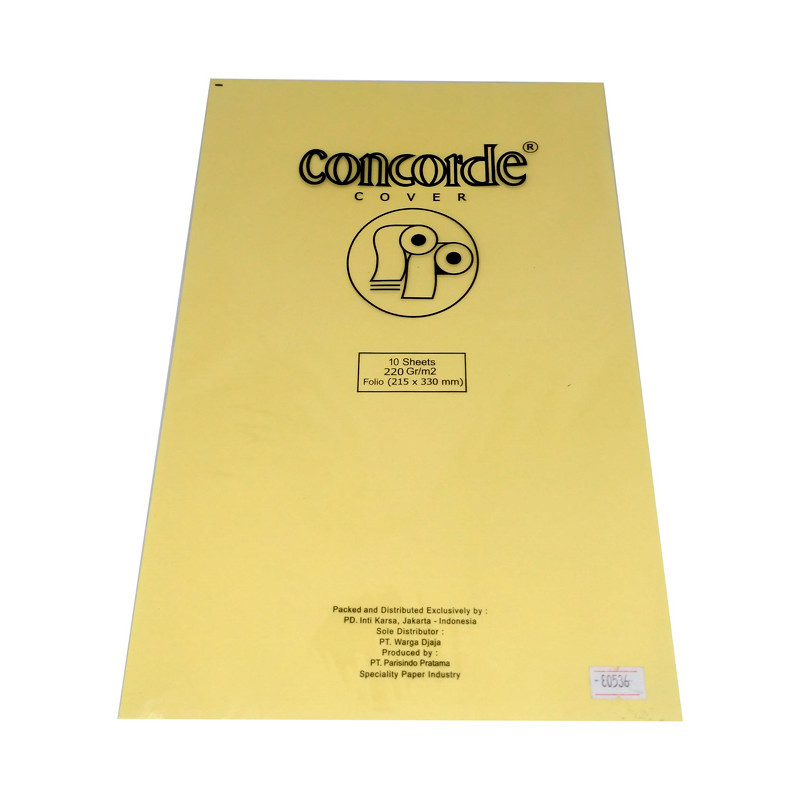 

Concorde Cover F4 - Kertas Copy Warna Yellow