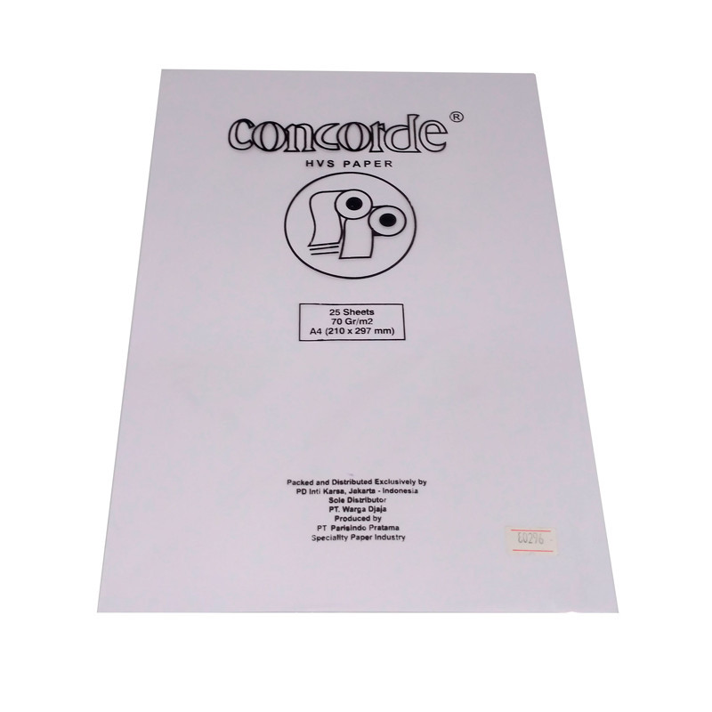 

Concorde A4 70 Gram - Kertas Hvs Warna Putih